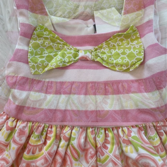 💜 5 for $25 or 3 for $18 Counting Daisies pink and green dress and bloom… - Picture 3 of 7
